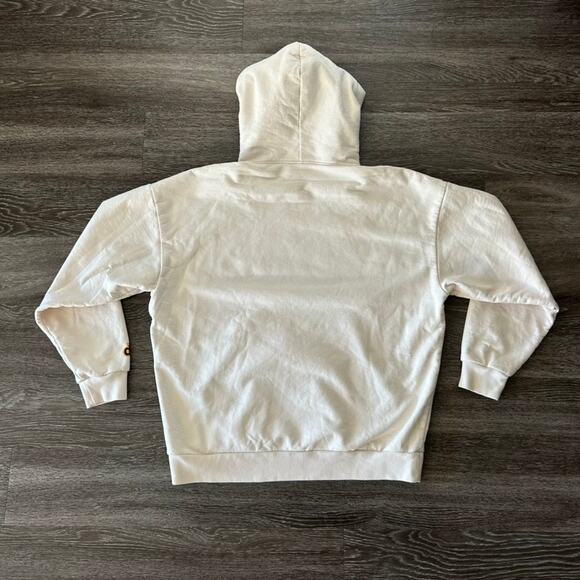 Authentic‎ EUC Drew House Mascot Hoodie Chalk White Smiley Face Logo M Pullover - Picture 5 of 14
